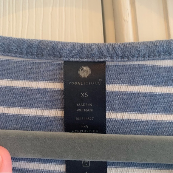 Yogalicious striped top, XS - Picture 4 of 5